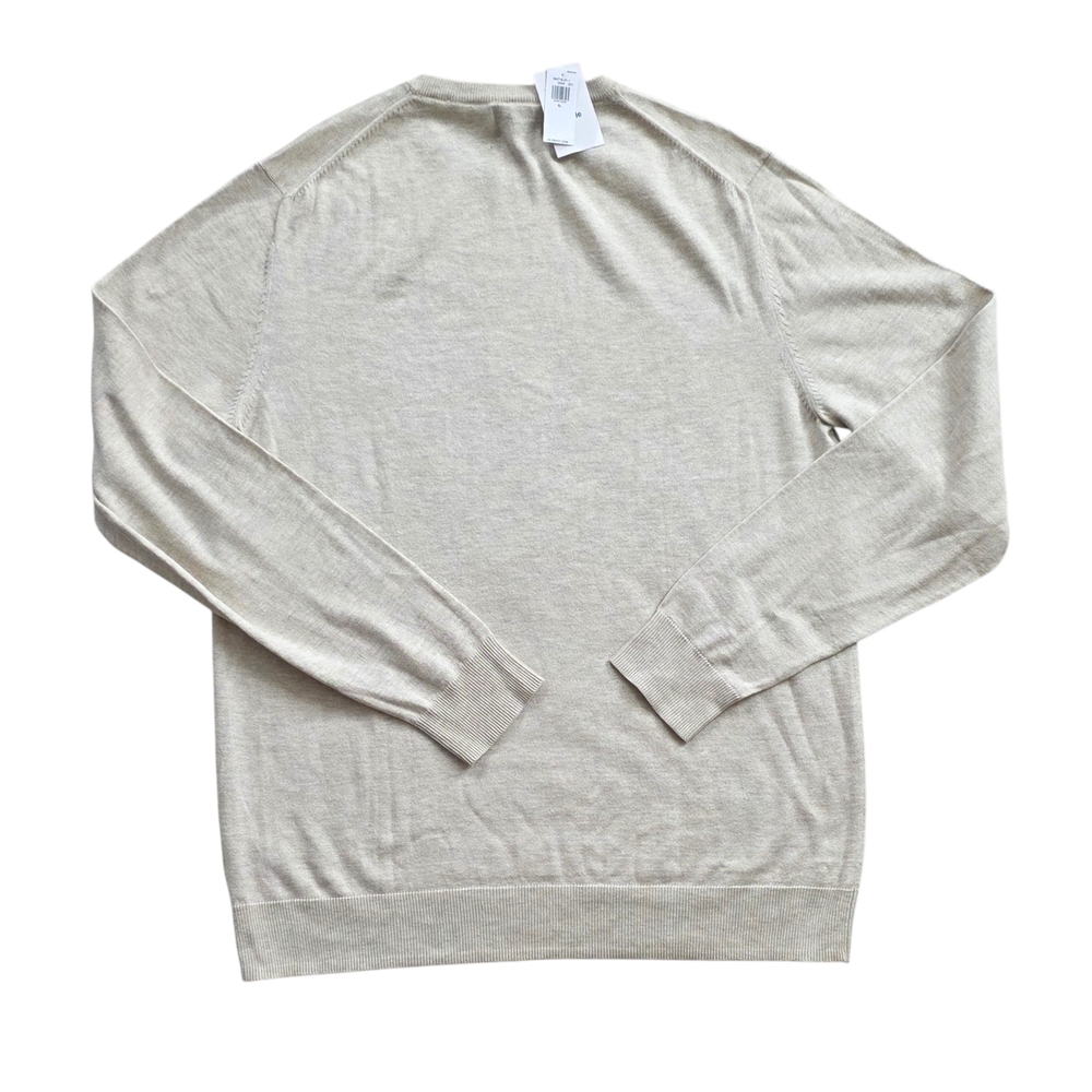 Old Navy XL Crewneck Sweater Oatmeal Heather NWT - Picture 4 of 8